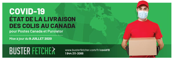 COVID-19 : état de la livraison des colis au Canada